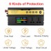 YOUKUKE Car Power Inverter 550W/1200W DC 12V to AC 220V Transformer with LCD Display