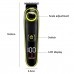YOUKUKE Digital LCD Display Electric Hair Clipper Multifunctional Nose Hair Trimmer