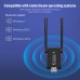 YOUKUKE 2in1 Wireless USB 3.0 WiFi Adapter 1300Mbps 2.4G/5.8G Bluetooth 5.0 5Dbi Antenna