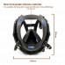 YOUKUKE 17in1 Full Face Respirator Reusable Gas Cover Organic Vapor Mask 