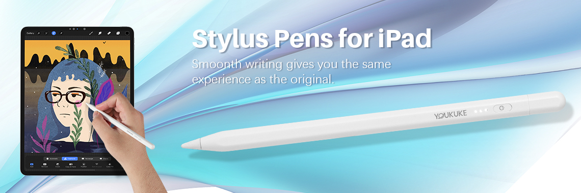 YOUKUKE Active Stylus Pen with Built-in Lightning Charging Port